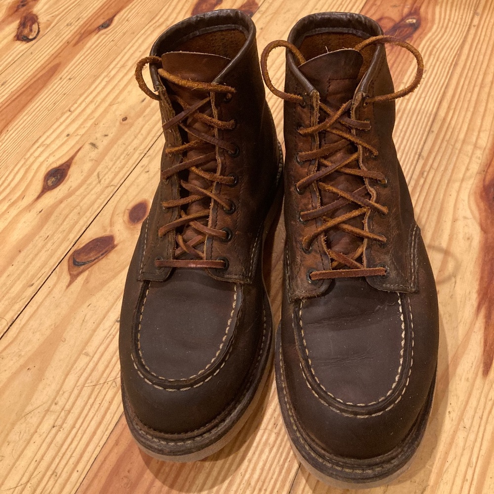 Red wing heritage moc boots